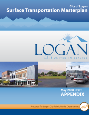 Weekly schedule maker - City of Logan Surface Transportation Masterplan - loganutah