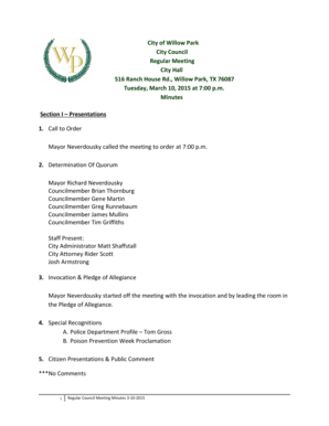 Incident report sample letter - ***Councilmember Thornburg made a motion to acknowledge the certificate of unopposed - willowpark