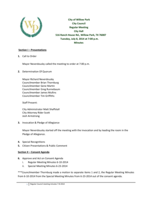 Policy and procedure template pdf - Councilmember James Mullins - willowpark