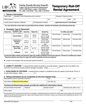 Parent contact log template - Cache County Service Area #1 - loganutah