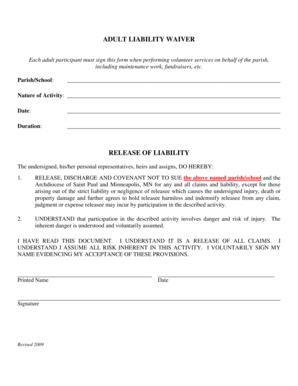 Credit card payment spreadsheet - Adult Liability Waiver - St Anastasia Catholic School - stanastasiaschool