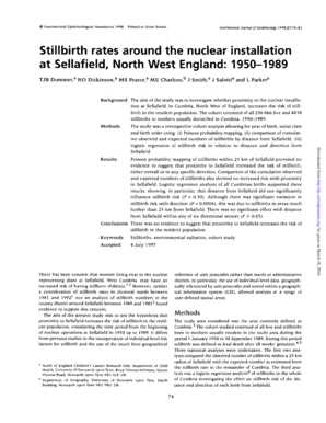 Pasadena isd calendar 23 24 - Stillbirth rates around the nuclear installation at Sellafield North bb - ije oxfordjournals