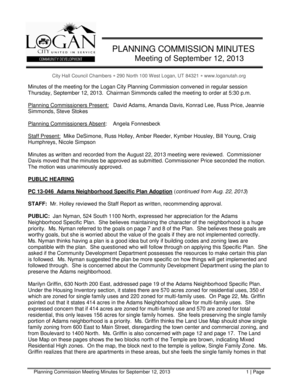 Ct q1 form printable - Planning Commissioners Present David Adams, Amanda Davis, Konrad Lee, Russ Price, Jeannie - loganutah