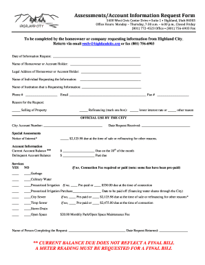 How are you feeling today chart - AssessmentsAccount Information Request Form