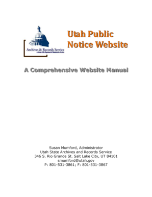 Hku cv template - UUtttaaahhh P PPuuubbbllliiiccc NNoootttiiccceee e - archives utah