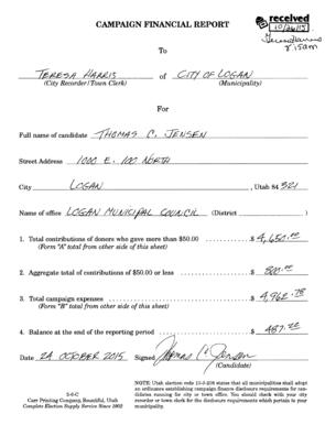 Printable mileage log - (City Recorder I Town Clerk) - loganutah