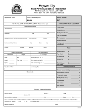 Meeting feedback form template - 439 West Utah Ave - paysonutah