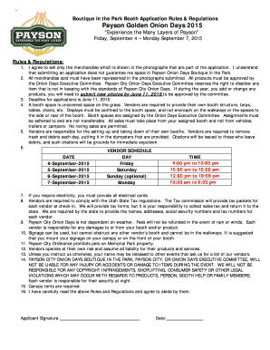 Vysa medical release form - P ayson Golden Onion Days