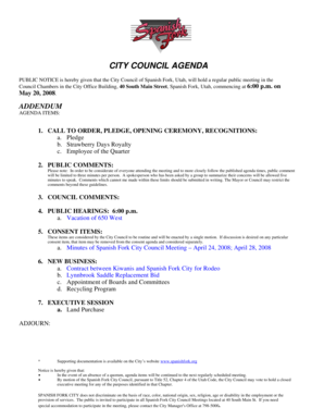 Sample of retainership agreement in nigeria - CITY COUNCIL AGENDA - Spanish Fork Utah - spanishfork