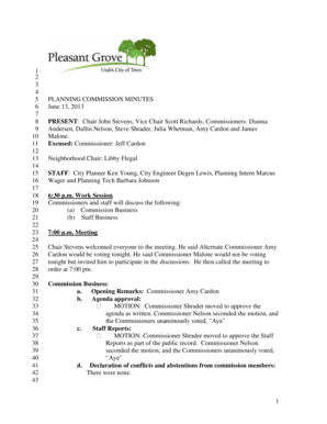 Joint presentation self evaluation form - PRESENT Chair John Stevens, Vice Chair Scott Richards, Commissioners Dianna - plgrove