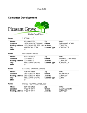 Computer Development - Pleasant Grove Utah - plgrove