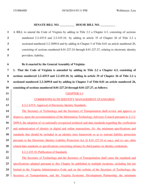 Sick letter for school - SENATE BILL NO HOUSE BILL NO 1 2 3 4 5 - Virginia - dls virginia