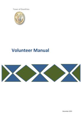 Sample letter introducing yourself - Volunteer Manual - Town of Dumfries Virginia - dumfriesva