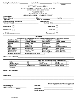 Laboratory feedback form - Building PermitApplication No