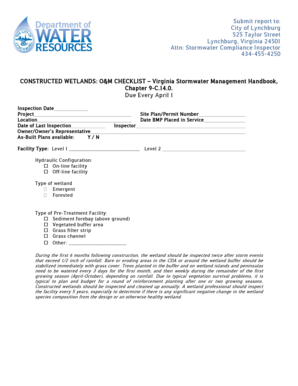 Resume objective high school graduate - Submit report to: City of Lynchburg 525 Taylor Street Lynchburg, Virginia 24501 Attn: Stormwater Compliance Inspector 4344554250 CONSTRUCTED WETLANDS: O&amp - lynchburgva