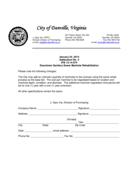 After activity report sample - City of Danville, Virginia J