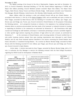 Pet permission letter from landlord - Council Members present included: Mayor Kim Adkins, Vice Mayor Gene Teague, Mark Stroud, Danny Turner and Sharon Brooks Hodge - martinsville-va