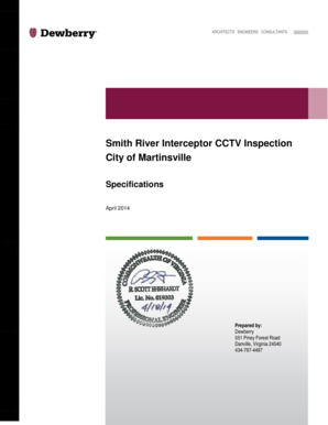 Smith River Interceptor CCTV Inspection City of Martinsville - martinsville-va