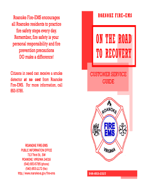 Roanoke Fire-EMS Incident Information Form