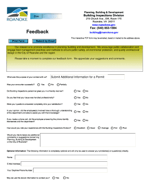 Customer satisfaction questionnaire pdf - Wwwroanokevagov Feedback buildingroanokeva