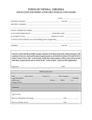 Employee fuel card agreement template - PORTABLE STORAGE CONTAINERSAPPLICATIONdoc - viennava