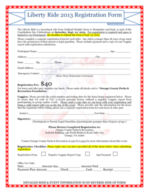 Concert ticket printable - Name Phone Relationship to Participant 40 - townofgordonsville