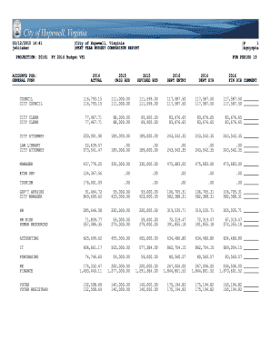 Invoice notes sample - ACCOUNTS FOR 2014 2015 2015 2016 2016 2016 - hopewellva