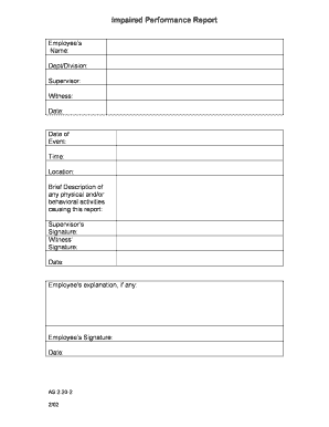 Llc meeting minutes template word - Impaired Performance Report - viennavagov