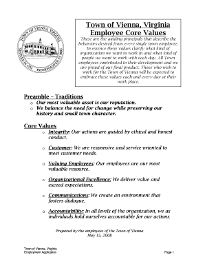 Chess score sheet - Employee Core Values - viennava