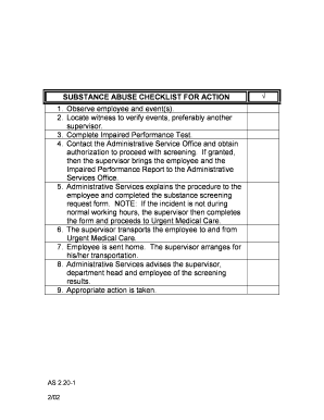 Sample email for rfp invitation - Checklist for Action AS 220-1