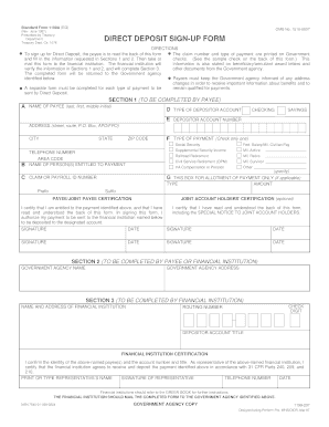 Direct Deposit Authorization Form