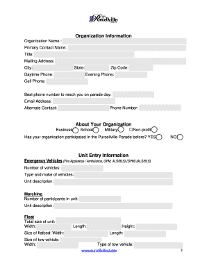 Sample fafsa form - Press Release - Christmas Parade Applications Now Available