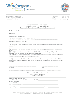 Sign off sheet - Timbrook Public Safety Center Telephone 540 662-2298