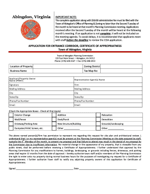 Reimbursement form - Abingdon Virginia IMPORTANT NOTE