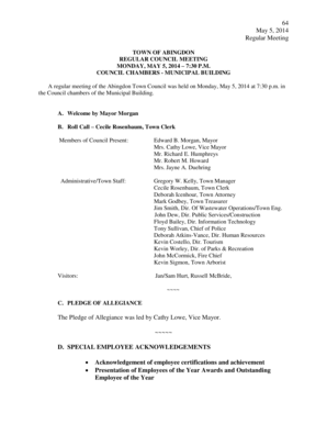 Michigan salon inspection checklist - TOWN OF ABINGDON REGULAR COUNCIL MEETING MONDAY MAY 5 - abingdon-va