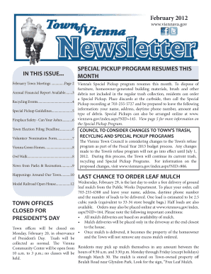 How to write a noise complaint letter to your neighbor - SPECIAL PICKUP PROGRAM RESUMES THIS IN THIS ISSUE MONTH - viennava