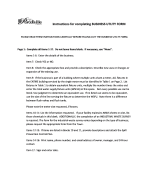 Transmittal letter to bir - PLEASE READ THESE INSTRUCTIONS CAREFULLY BEFORE FILLING OUT THE BUSINESS UTILTY FORM - purcellvilleva