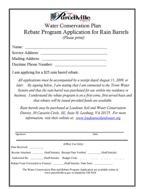 Ny corporate tax rate - Water Conservation Plan Rebate Program Application for - purcellvilleva