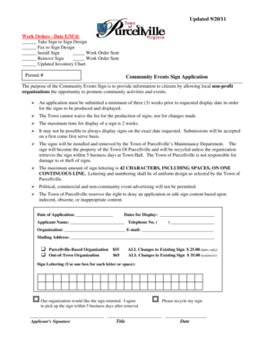 Form for New Sign at Wells Fargodoc - purcellvilleva