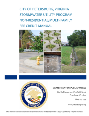 Parking turtle pdf - CITY OF PETERSBURG VIRGINIA STORMWATER UTILITY PROGRAM - petersburg-va