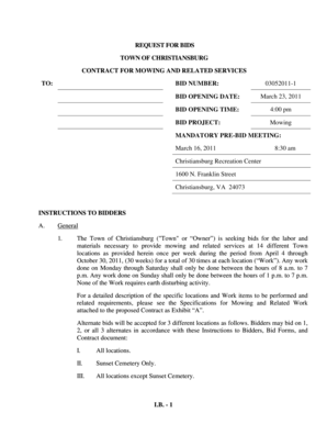 Periodic trends worksheet answers pdf - REQUEST FOR BIDS TOWN OF CHRISTIANSBURG CONTRACT FOR - christiansburg