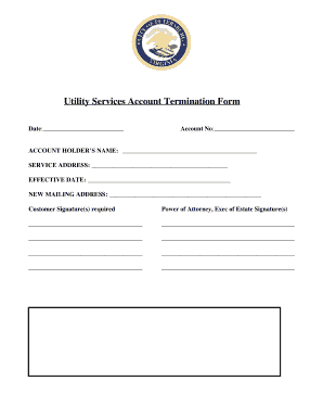 Jsa worksheet - Utility Services Account Termination Form - petersburg-vaorg