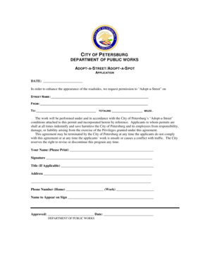 Shell garage job application pdf - ADOPT ASTREET A DOPT AS POT - petersburg-va