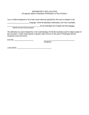 Interpreter's Declaration