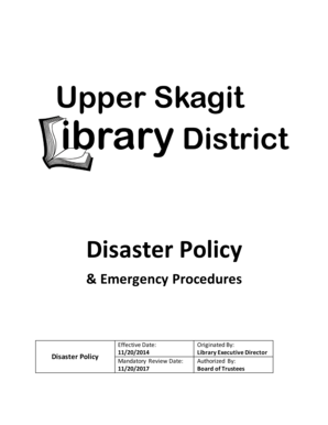 Itemized receipt - Disaster Policy - upperskagitlibwaus - upperskagit lib wa