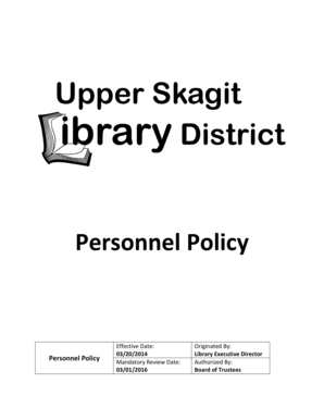 Training plan template pdf - Personnel Policy - upperskagitlibwaus - upperskagit lib wa