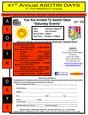 All bra sizes - 41st Annual ASOTIN DAYS - cityofasotinorg