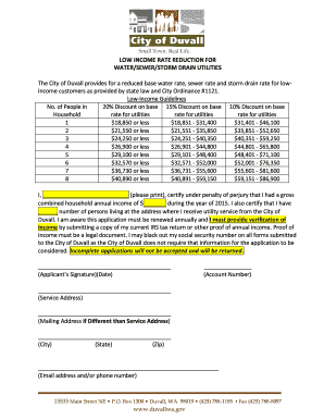 Sign in sheet template - LOW INCOME RATE REDUCTION FOR - duvallwa