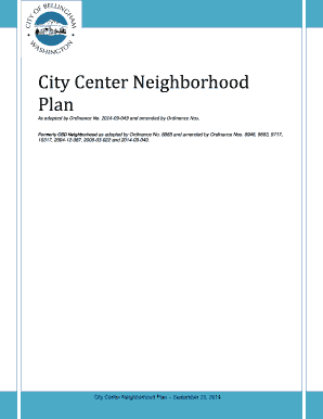 Draft writing sample pdf - CBD Neighborhood Plan - Bellingham - cob