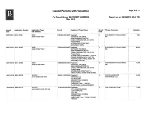 Issued Permits with Valuation Page 1 of 11 For Report - ci bremerton wa